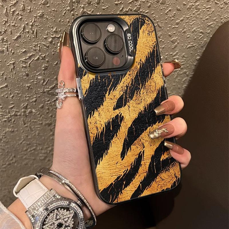 Applicable To iPhone16 Apple Mobile Phone Case 15ProMax Europe and America 14 Tiger Pattern 13 Personality 12 Popular New Models