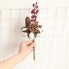 Naturally Dried Cotton Farmhouse Artificial Flower Filler Floral Branch for Diy Wedding Party Decoration Fake Flowers
