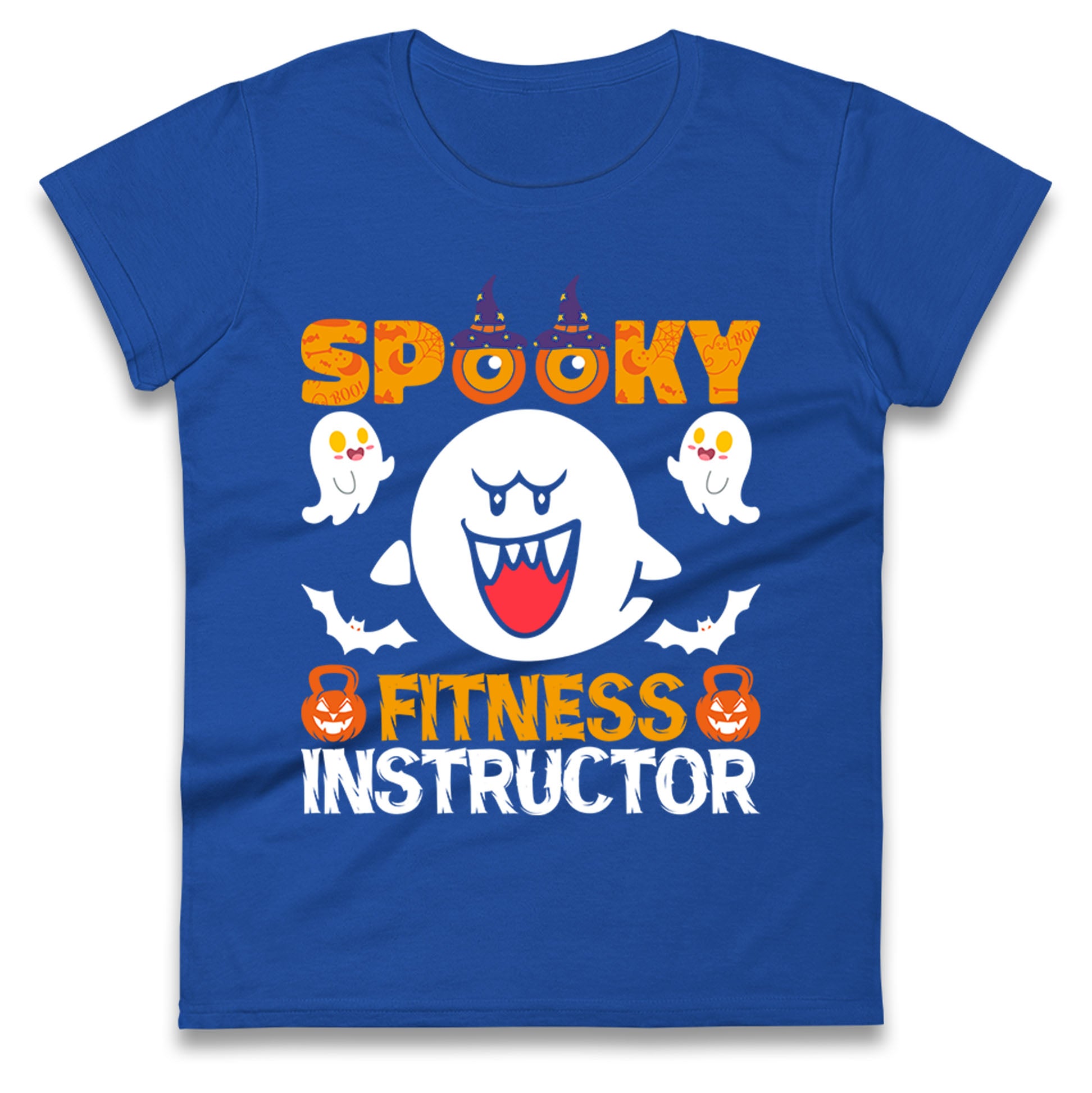 

Spooky Fitness Instructor Halloween Womens T Shirt Mens Tops Tees Unisex L
