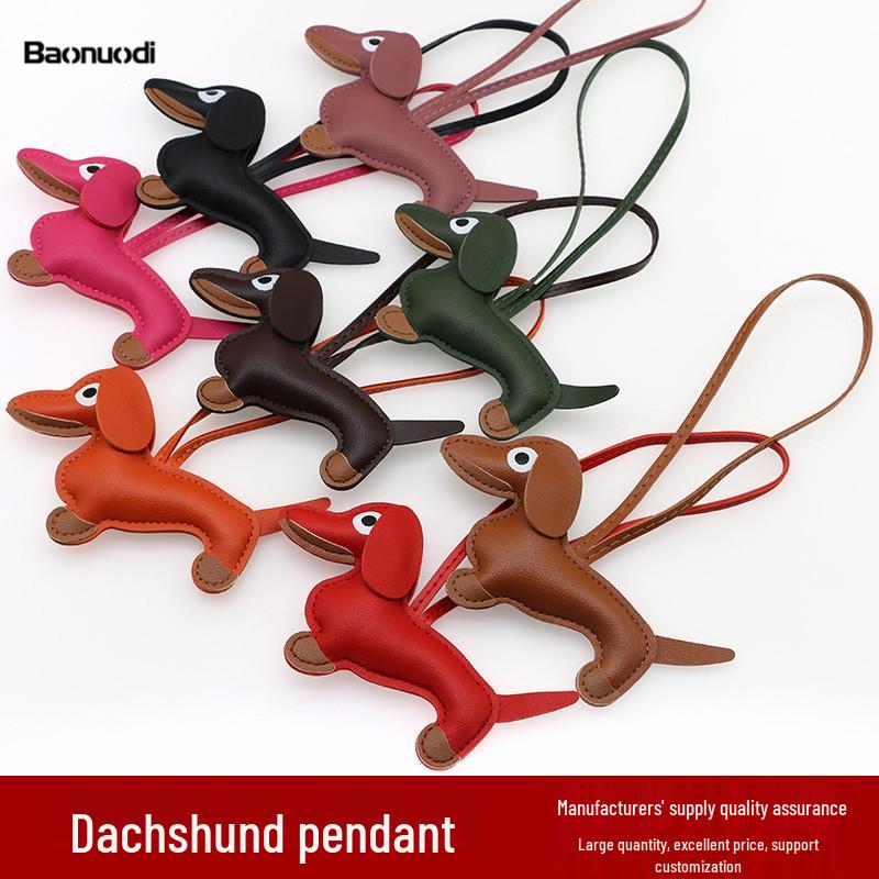Miu Series Dachshund Cartoon Keychain Bag Pendant
