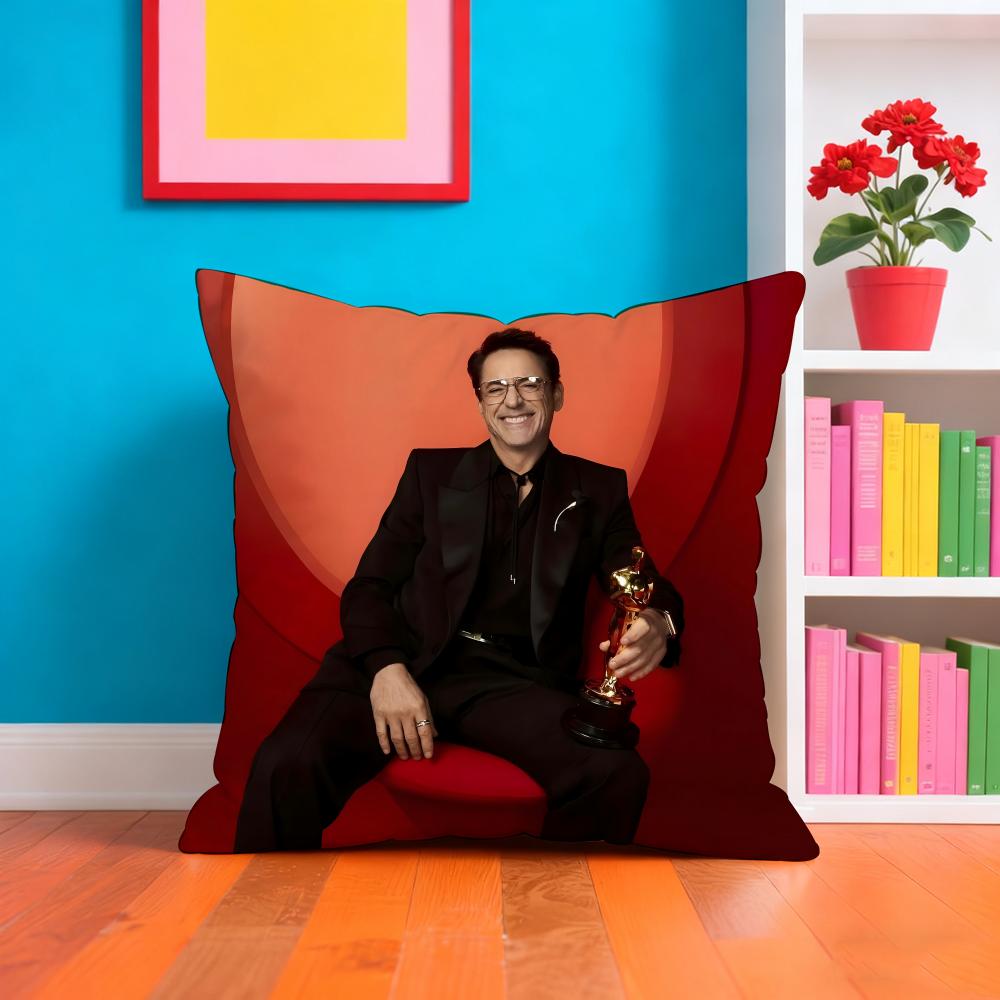 Robert DDowney Jr RAPPER Pillow Case Pillow Case Plush Fabric Soft Double Sided Print Home Sofa High Quality Cushion