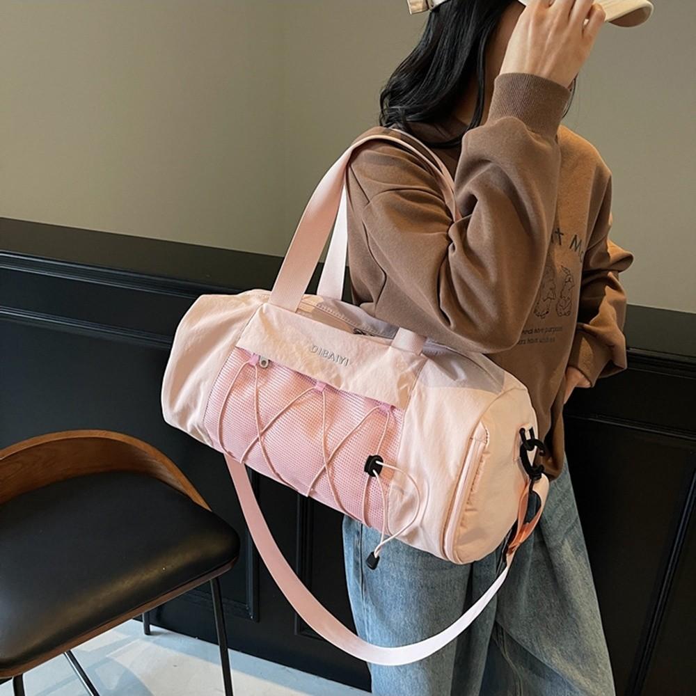 Waterproof Sports Fitness Handbag Korean Style Duffel Bag Travel Luggage Bag  Short-distance Travel