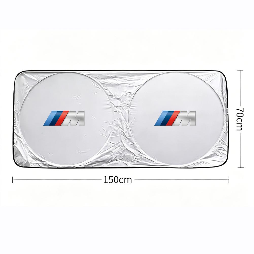 Car Windshield Sun Shade Cover Visor For BMW G80 G06 G07 G42 G14 G15 G16 F82 F20 F21 F83 M2 M3 M4 M5 M8 F95 F96 E90 / Stickers