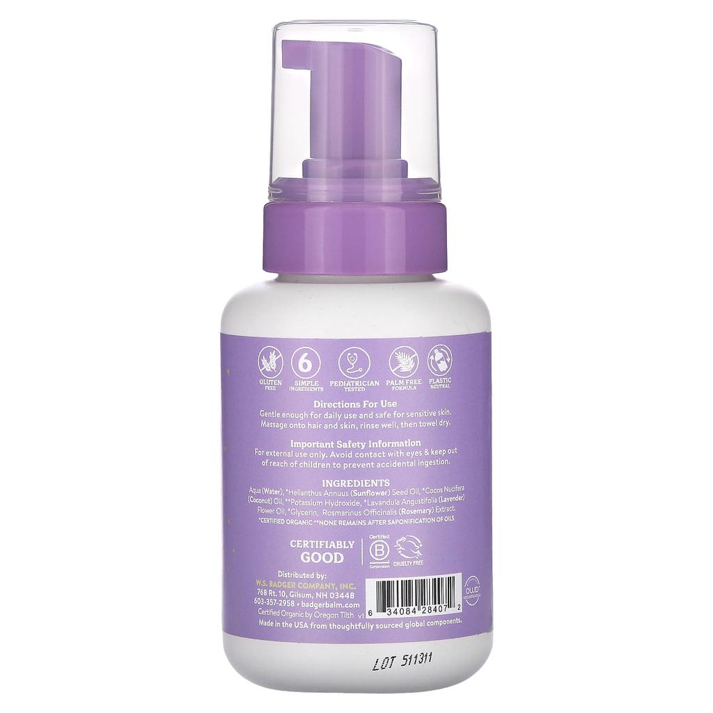 Baby, Foaming Shampoo & Wash, Night-Night Lavender, 296 Ml (10 Fl Oz)