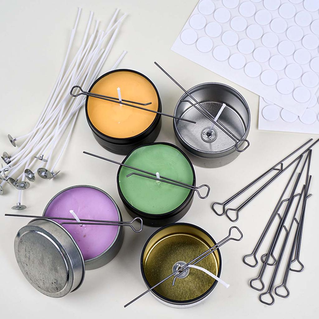 5/10Pcs 4.3 Inch Candle Wick Holders Clip Wick Fixer DIY Stainless Steel Holders for Candle Making Device Supplies Accessories