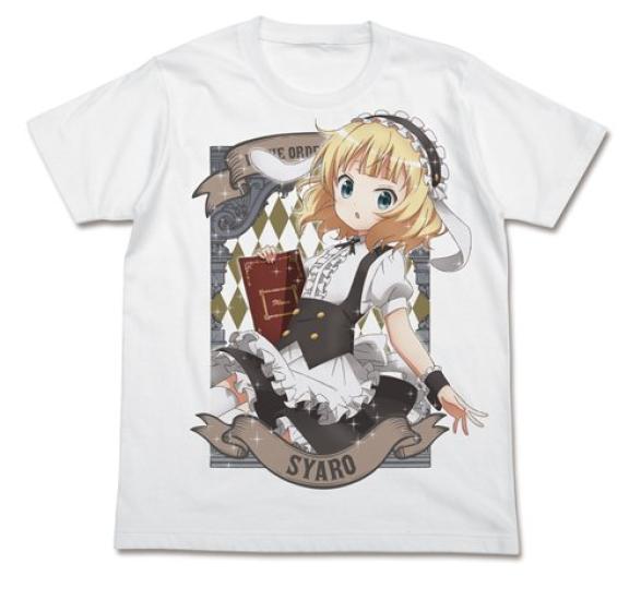

Cospa Is the order a Sharo full color WHITE M size rabbit T-shirt белый