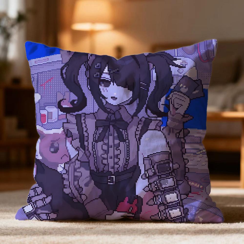 Hot N-NNEEDY GIRL OVERDOSE Cushion Cover Soft Washable Pillow Case Multi-Scene for Couch Bed Travel Office Use