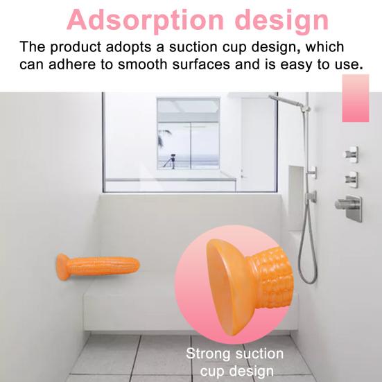 Suction Cup Dildo Adult Sex Toy Fun Banana Cucumber Corn Dildo Fruit Vegetable Design Soft Dildo Anal Toy for Women
