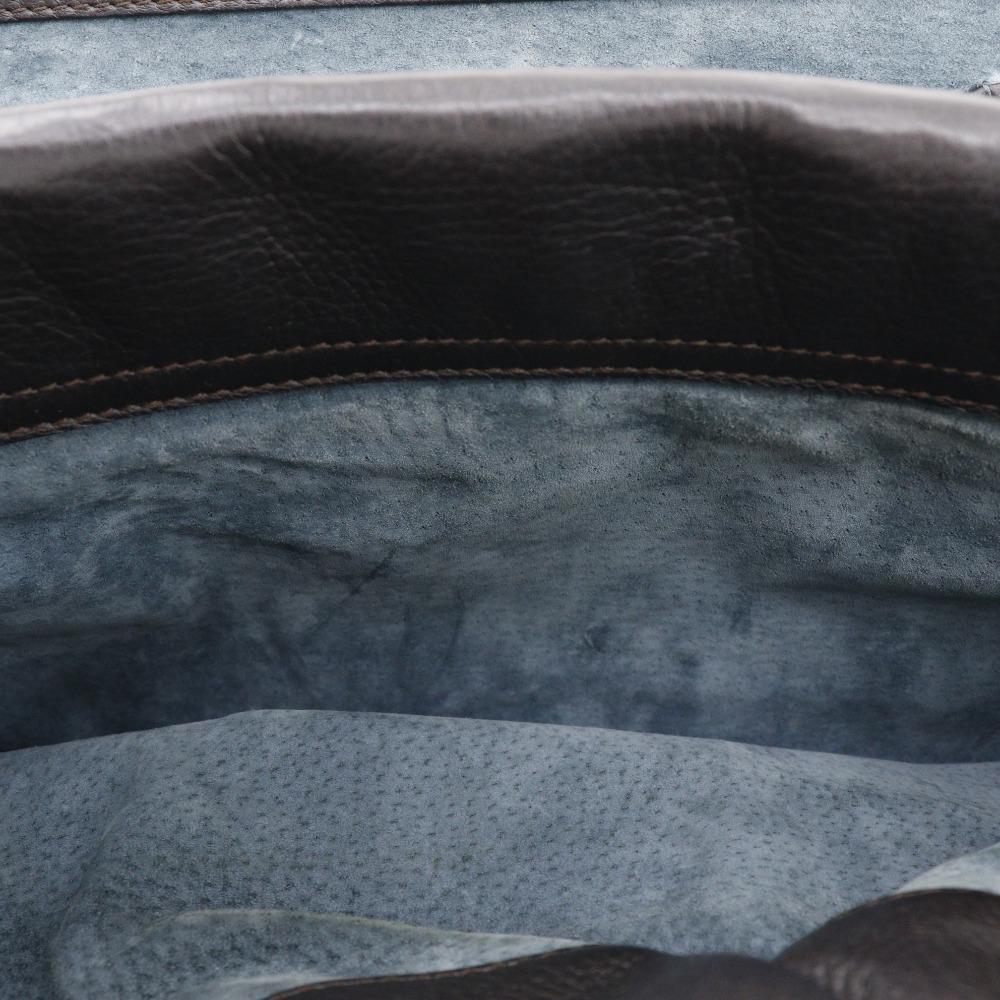 BVLGARI Bvlgari Bvlgari Twist Tote Bag Brown Brown Calfskin Women Used