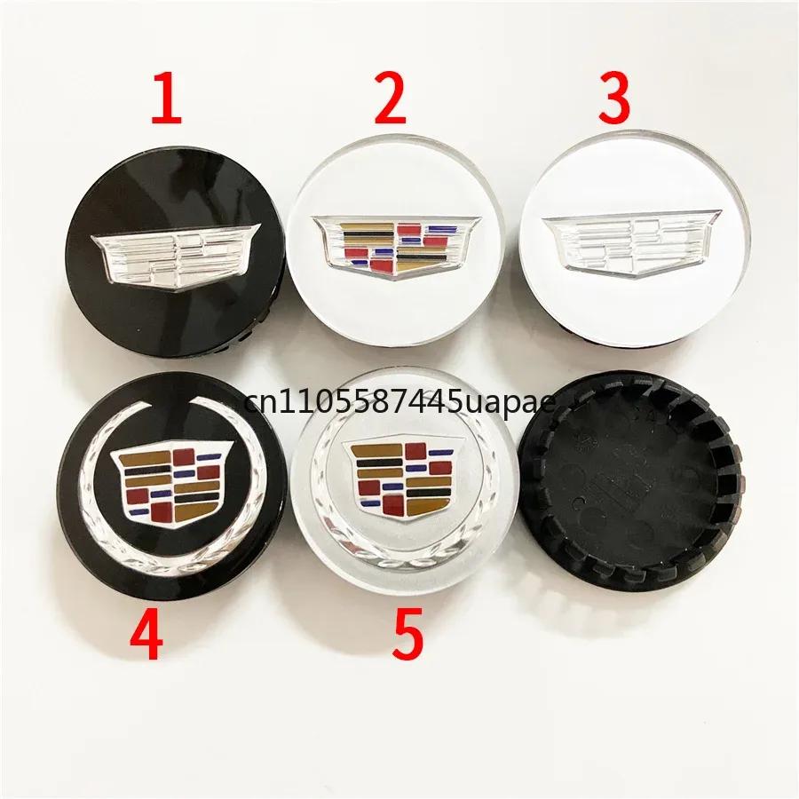 4pcs 67mm Car Wheel Center Hub Caps Cover for Cadillac BLS CT4 CT6 CTS SLR SLS SRX XT4 XT5 XT6 XTS Escalade Deville DTS Tiburon
