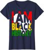 I Am Black History Month African American Pride Gift Ladies' Crewneck T-Shirt Unisex T-Shirt