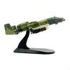 1:100 A10 Fighter Model Miniature Toys Gift Ornament Desktop Decoration with Base Retro
