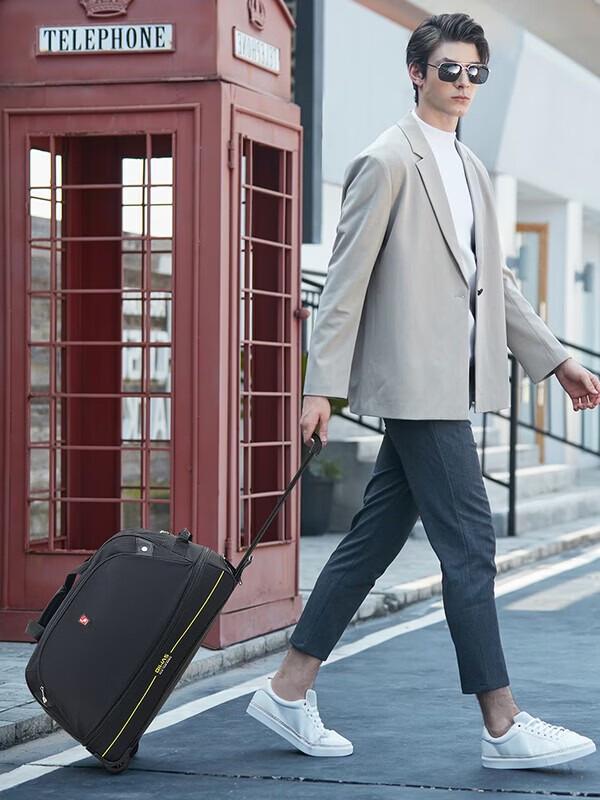 OIWAS Expandable Foldable Trolley Duffle Bag