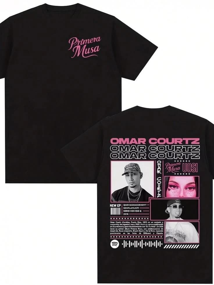 Omar Courtz Primera Musa Latin Music Artist Graphic T-Shirt 2XL