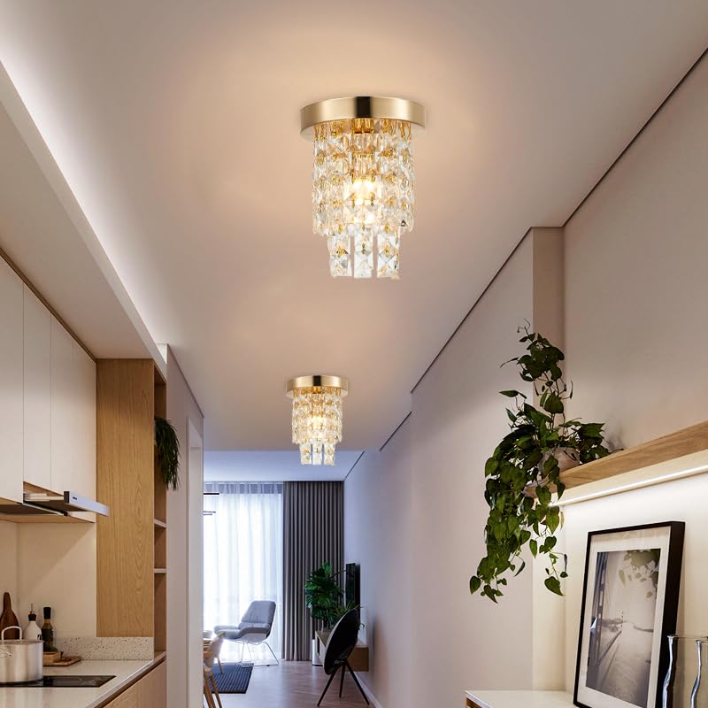 Chikazari Ceiling Light Ceiling European Classic for Living Dining Restaurant - Antique, Stylish, Retro, Glass, Crystal, Chandelier, Lighting,
