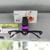 Carbon Fiber Car Visor Clip: Multifunctional Holder for Tickets, Cards, and Eyeglasses
