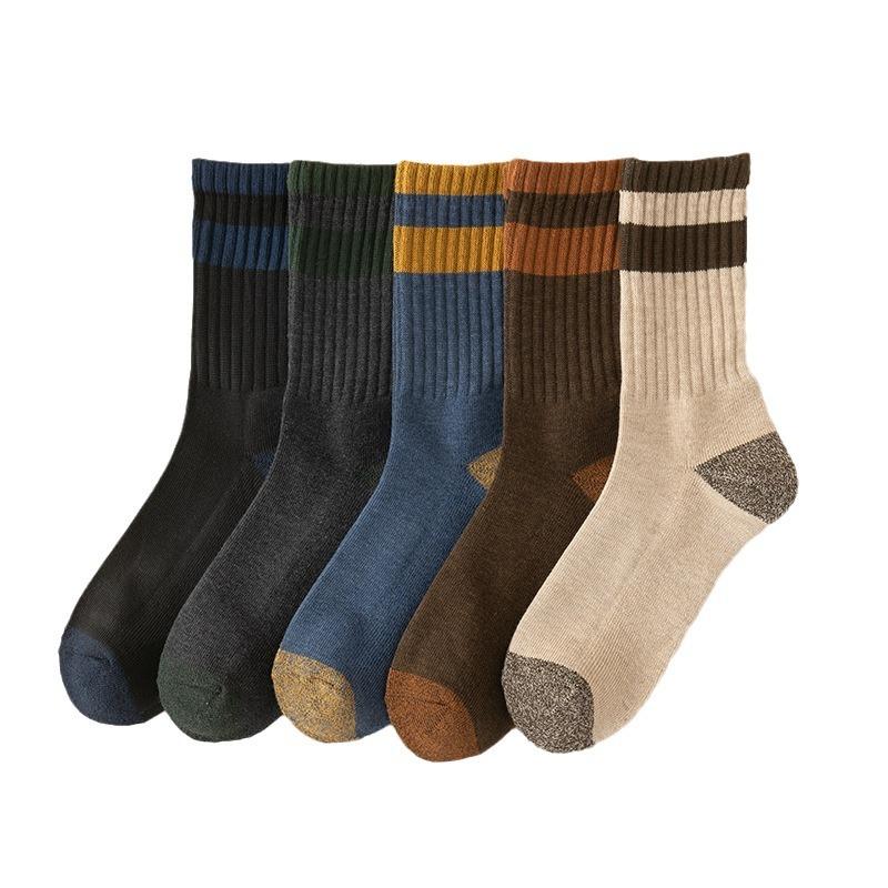 Men's Winter Fleece and Thickened Loop Warm Sports Thigh High Socks