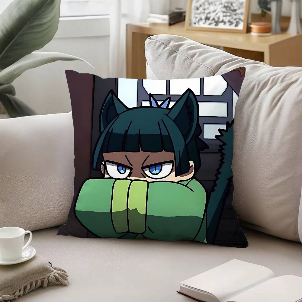 Anime AThe Apothecary Diaries Throw Pillow Covers Pattern Cushion Cover Suitable For Sofa Bedroom Car Pillow Cover