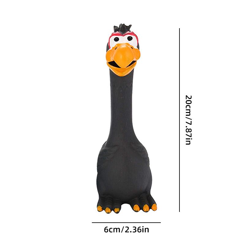 Jucărie cu sunet pentru câine Pui țipăt Jucărie pentru câine de companie Eliberare Pui Sunet de stoarcere Jucărie de mestecat pentru câine Jucărie durabilă din cauciuc pentru animale de companie