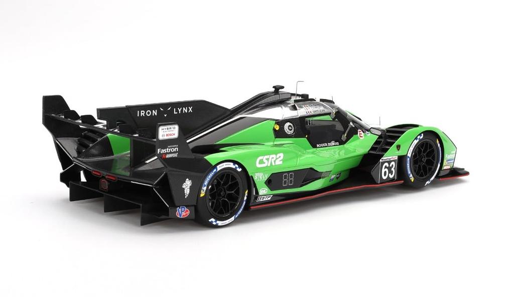 TOP SPEED Scale Lamborghini SC63 IMSA Sebring 12 Hours 2024 Iron Lynx Finished Model TS0584 1/18 #63