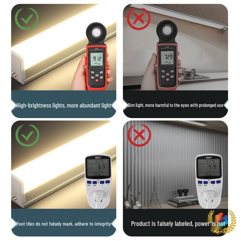 

Waterproof T5 LED Integrated Tube Light Set - Traditional Fluorescent Style T5/T8 Double-ended Connection 0.3m