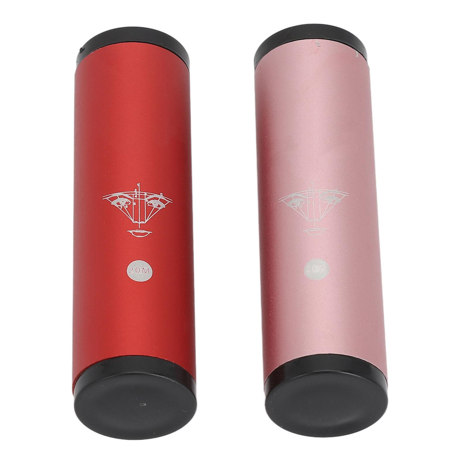 

2 шт. предварительно окрашенная нить для бровей для перманентного макияжа 20 м флакон из сплава принадлежности для микроблейдинга розовый