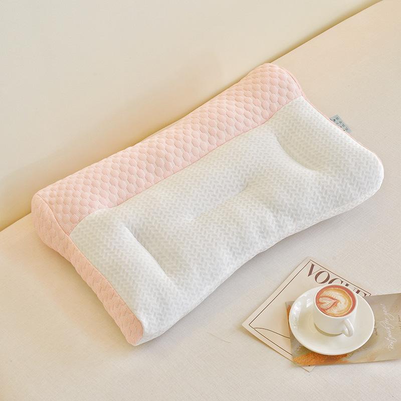Cervical Spine Pillow, Japanese-style Partitioned Anti-traction Pillow, Neck Protection Pillow, Sleep Aid, Adult Pillow Core, Washable Pillow Core