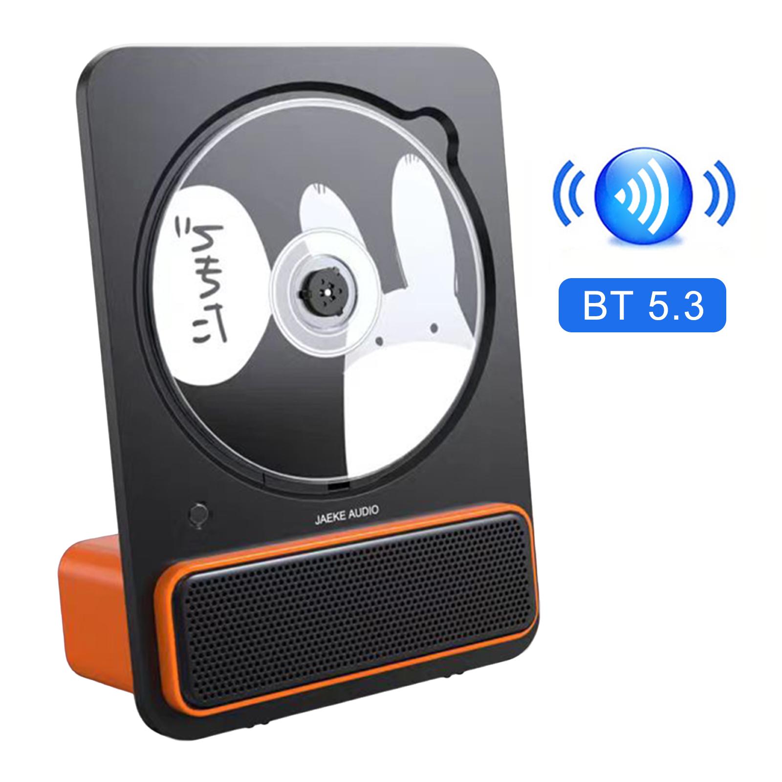 

Portable Desktop Vertical CD Player for Home Bluetooth-compatible Music Album CD Disc Players 3.5mm Output with Remote Control