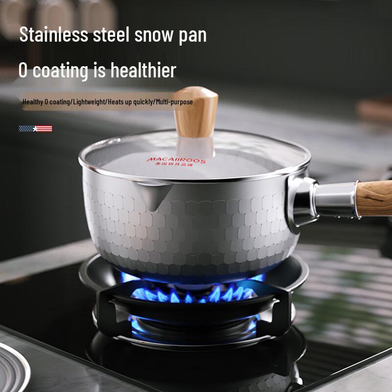 Macaiiroos 304 Stainless Steel Yukihira Pot
