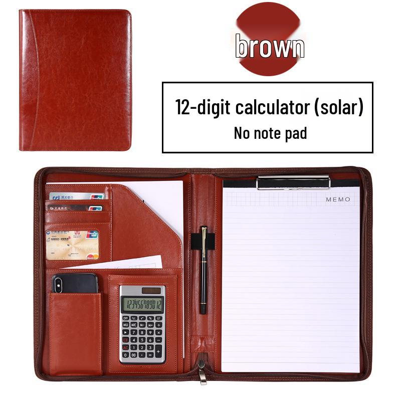 Manufacturer A4 Manager Zippered Business Ring Binder & Clipboard