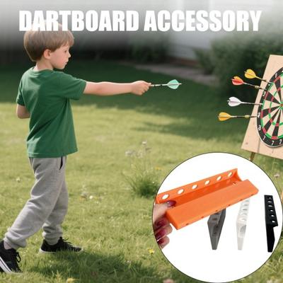 Wall Mounted Dart Holder Dart Storage Rack 6 Slots Dart Organizer Display Rack for Home Game Room Club Office Dartboard Accessory