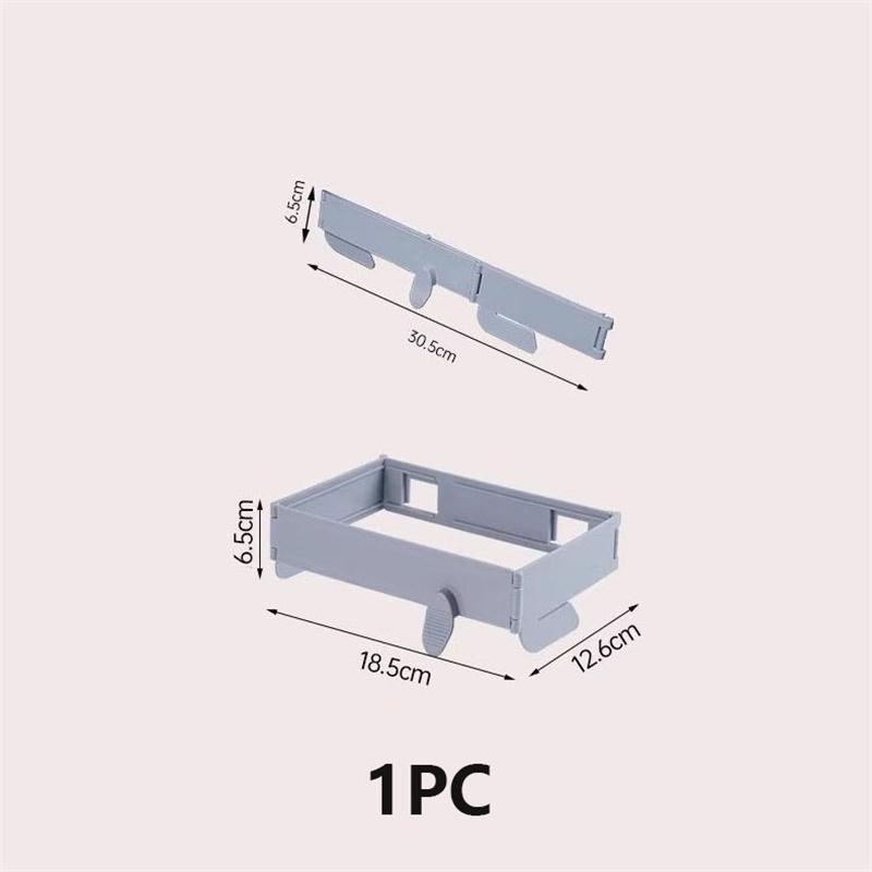 

Foldable Trash Holder for Kitchen/washroom: Drill-Free, Foldable Trash Can—Multifunctional Wall-Mounted Trash Bag Holder with Storage сірий