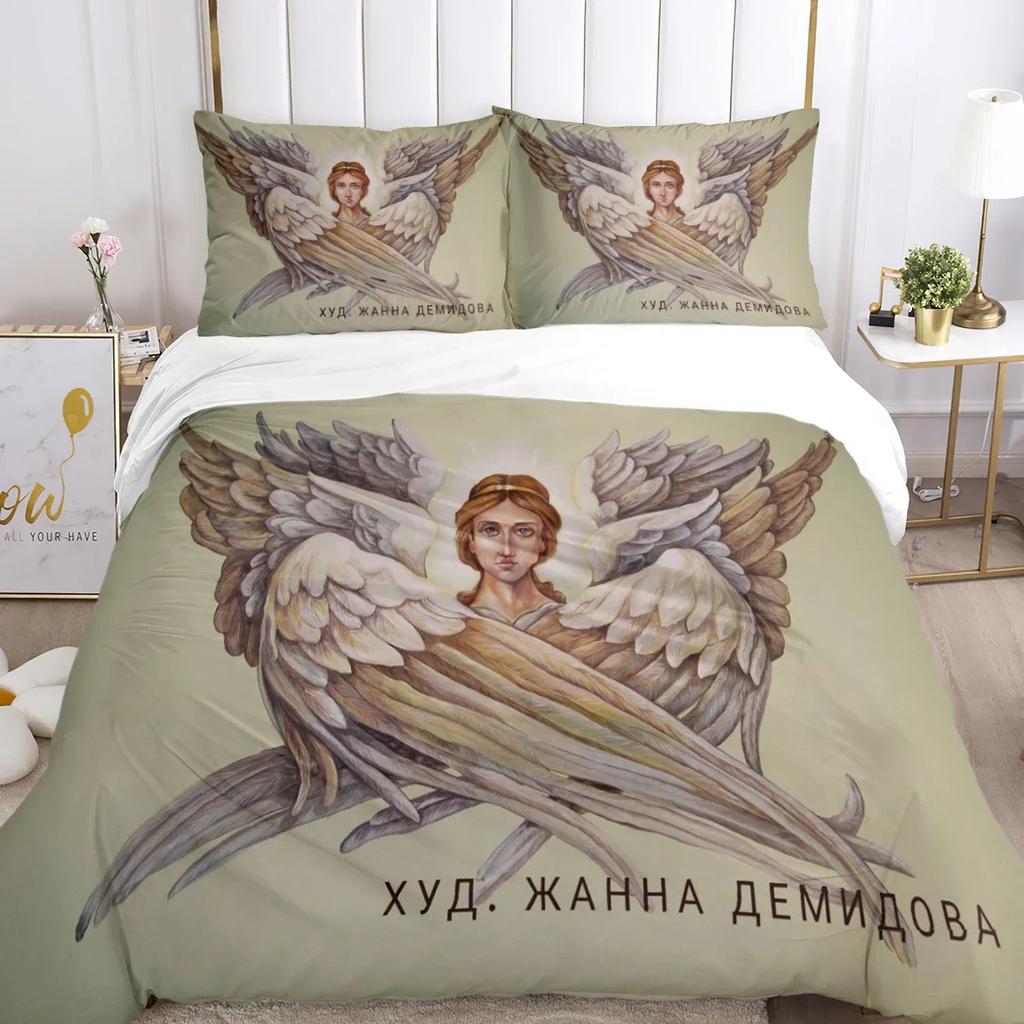 Comforter Angel Warrior Mythical Comforter Bedding Sets Soft And S For Teens Single Double Queen King