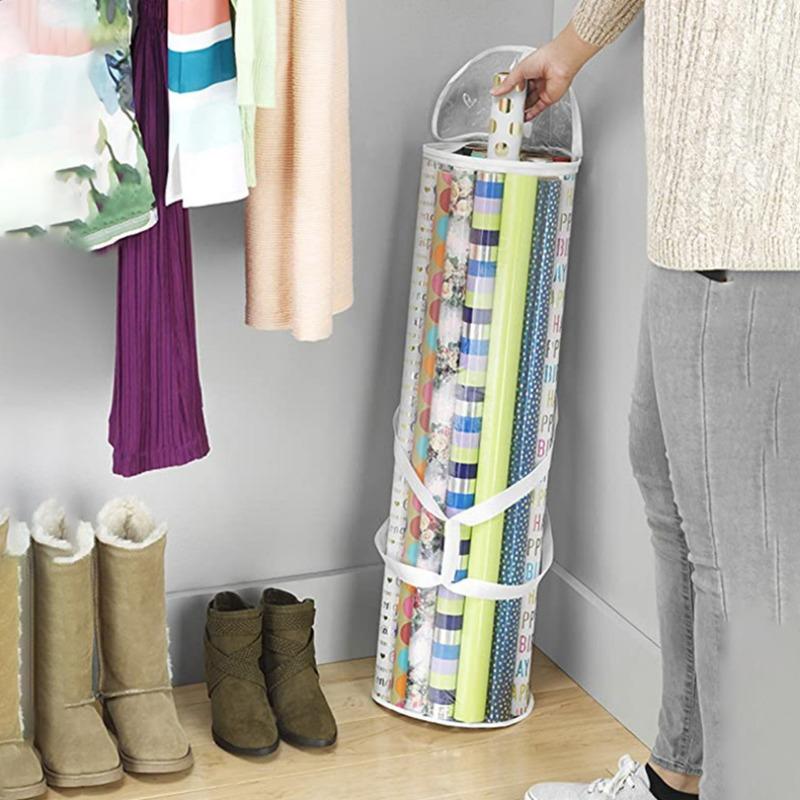 New Packaging Paper Storage Bag Gift Multifunctional Storage Organizer Transparent Waterproof PVC Bag