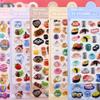 Cute Cartoon Animals Series 3D Puffy Stickers Funny Three-Dimensional Relief Sticker Luggage Guitar Phone Decals Decoration