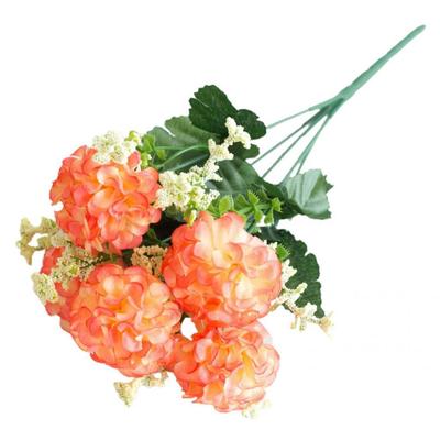 1 Bouquet  Simulation Flowers Fashion Beautiful Fake Hydrangea Flowers Bouquet Weather-resistant No Watering Fake Flowers