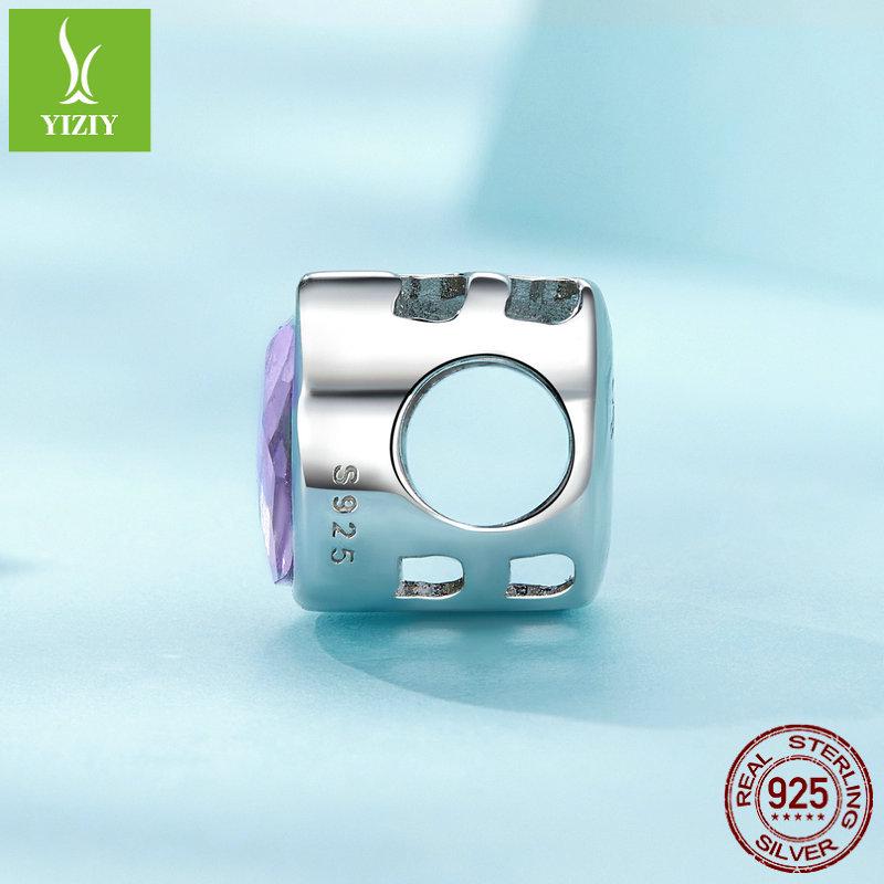 Silver Ziyun Colorful Cat S925 Silver Beads – Cute Pet DIY Bracelet Beads SCC2469