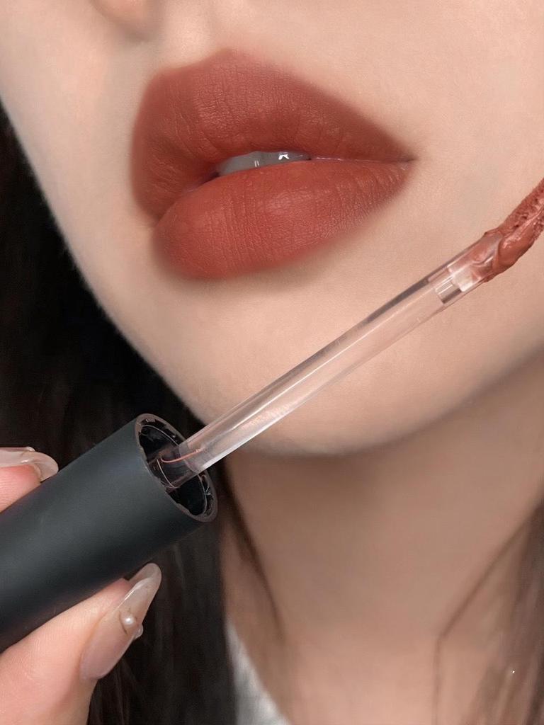 Velvet Lip Glaze: Matte V01 & V07 - Long-lasting, Ideal for Students