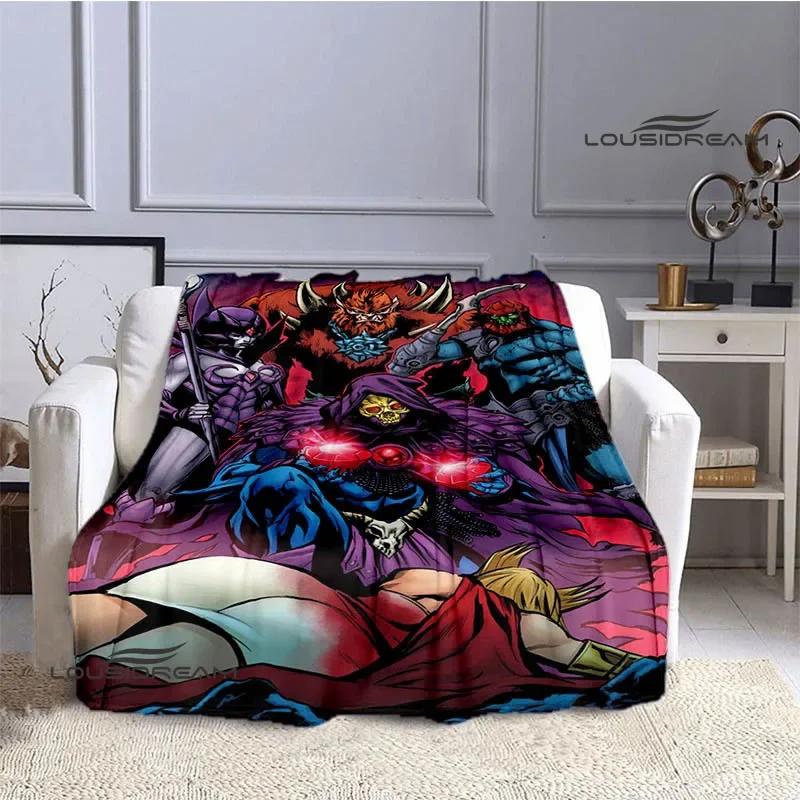 Anime Universe Master HE-MAN Printed Blanket Children Warm Beautiful Blanket Home Travel Essential Blanket Birthday Gift