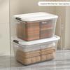 Extra Large Transparent High-Grade Plastic Storage Box for Home