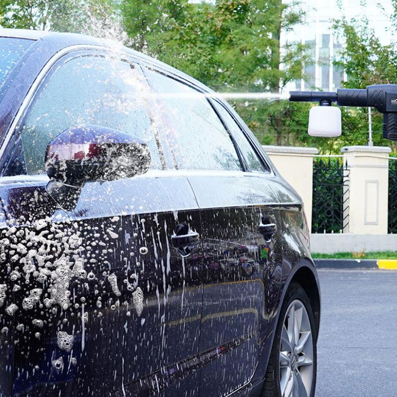 158VF Schwarz Allgemeiner Garten-Wasserpistolen-Sprinkler Drahtlose Hochdruck-Wasserpistole Tragbares Autowasch-Reinigungswerkzeug