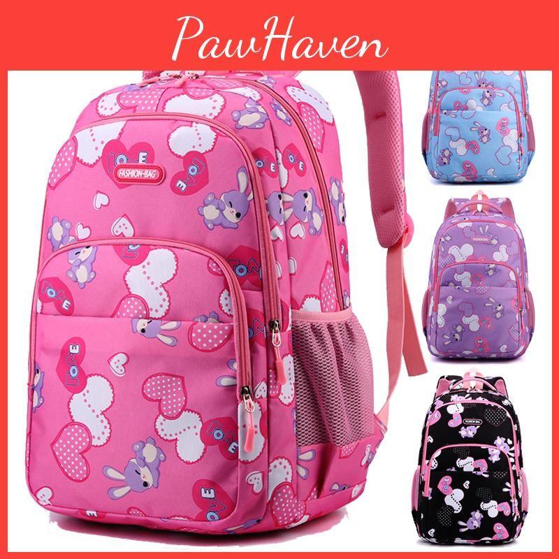 Children Pattern Rabbit Schoolbag Large Capacity Breathable Student Backpack