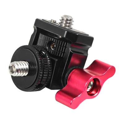 Portable Snail PTZ Mount Adapter with 1/4 Screw Hole Compatibility with Digital Cameras Sports Camera Frame