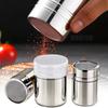 Stainless Steel Fine Mesh Shake Bottle with Dustproof Lid Powder Spreading Tank  Kitchen Supplies