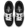 Vans Caldrone Fabric Leather Comfortable Casual Impact Resistant Durable Low Top Skate Shoes Women Sneaker Black VN0A2Z4ABA2