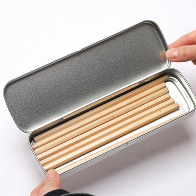 Large Capacity Pen Box Heavy Duty Metal Rectangle Multifunction Boys Girls Students Pencil Stationery Holder Organizer Case School Supplies