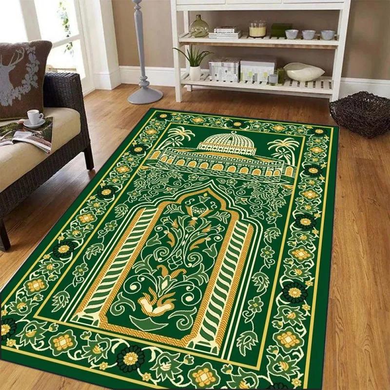 Islamic Prayer Rugs (for Men). Men's Prayer Mats for Muslim Ramadan Flannel Soft Men's Prayer Mats. Portable