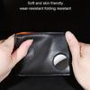 Rfid Carbon Fiber Leather Men Airtag Wallets Purse Credit Card Holder for Air Tag Purse Black Luxury Minimalist Wallet for Men