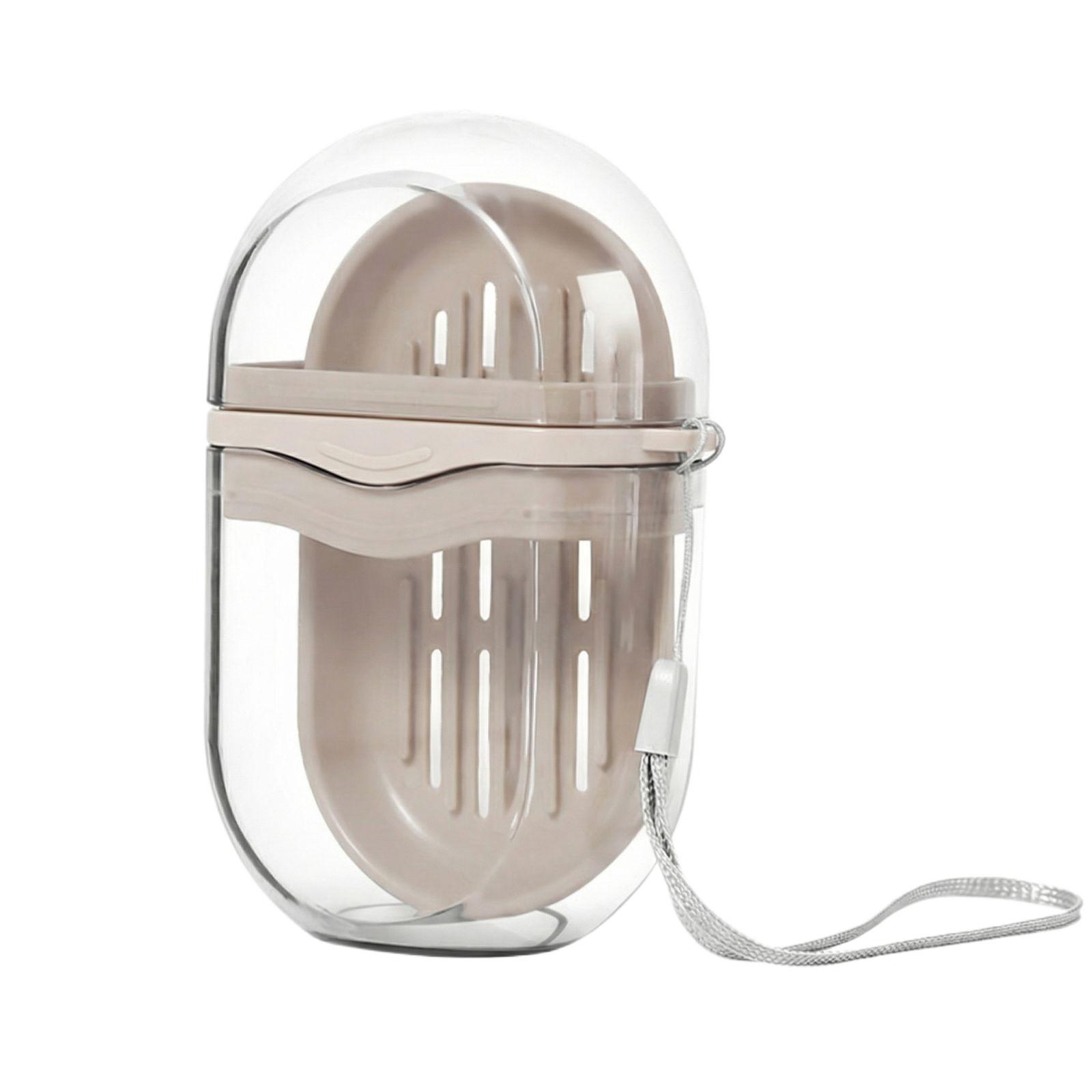 Sealed Portable Soap Box With Lid For Draining Water