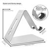 Mobile Phone Holder - Aluminum - Silver - Compatible Smartphone/Tablet - Practical - Durable